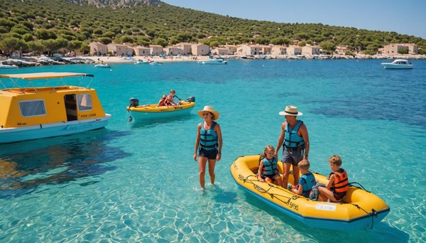 Location de bateau pour une famille dans le camping Bella Vista à Calvi