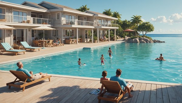 Location de vacances à la mer avec piscine pas cher : Plaisir aquatique à petit prix
