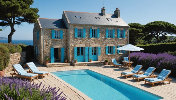 Location de vacances à la mer avec piscine en Bretagne : Séjournez au bord de la mer bretonne