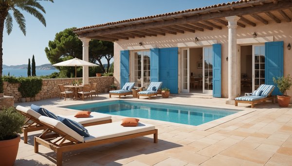 Location de vacances à la mer avec piscine en Languedoc Roussillon : Baignade et farniente