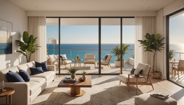 Appartement à louer face à la mer : Profitez d'une vue imprenable sur l'océan