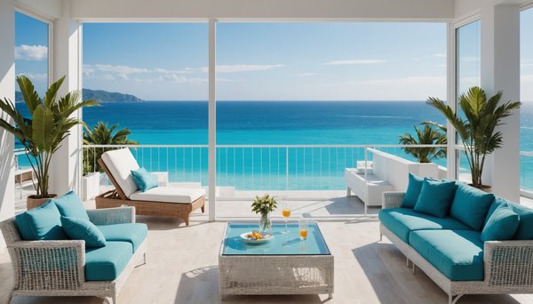 Location de vacances à la mer dans un hôtel avec piscine : Détente et rafraîchissement assurés