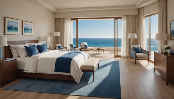 Location de vacances à la mer dans un hôtel avec vue sur mer : Admirer l'océan depuis votre chambre