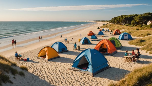 Quels sont les avantages de louer dans un camping au bord des plages de l'Île de Ré ?