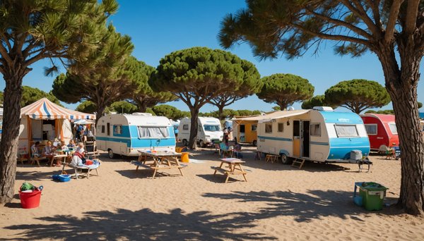 Quels sont les attraits d'un camping à Agde en bord de mer ?